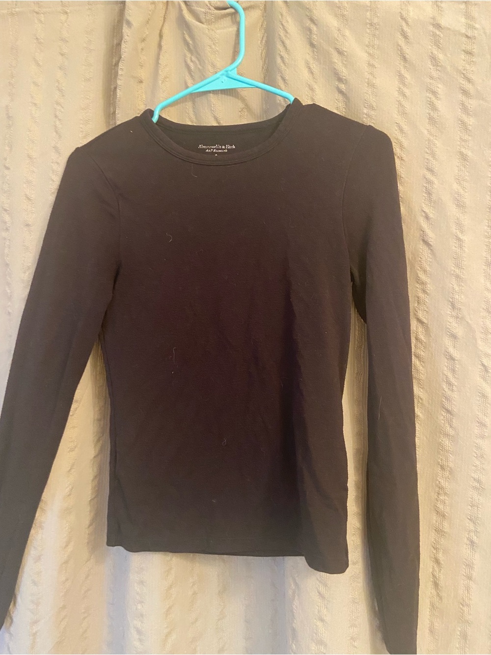 Abercrombie basic black long sleeve